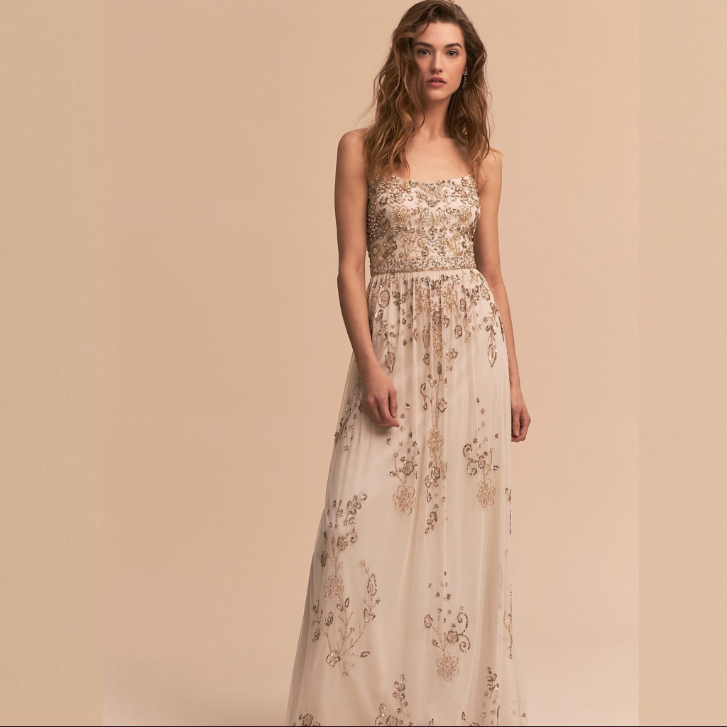 Bhldn X Adrianna Papell Mason Dress Nwt